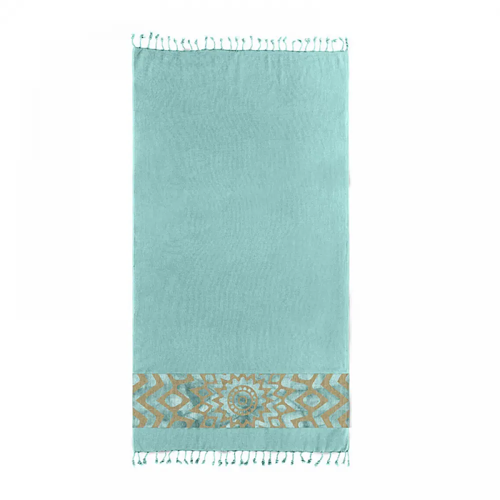 Πετσέτα Θαλάσσης 100% Βαμβάκι 90 x 170 cm Pestemal 17 Aqua Guy Laroche 1130030123020