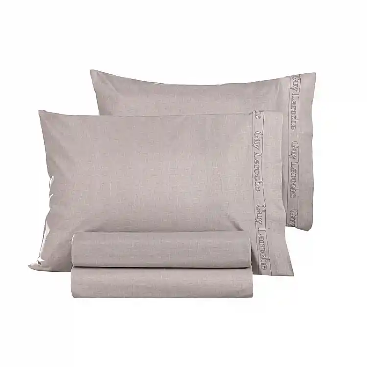 Σεντόνι Μονό 170 x 270 cm 100% Βαμβάκι Περκάλι Color Plus Melanze Guy Laroche 1110092123065