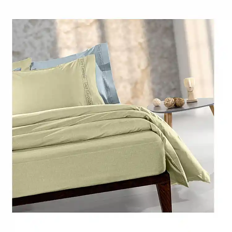 Σεντόνι Μονό 170 x 270 cm 100% Βαμβάκι Περκάλι Color Plus Olive Guy Laroche 1110092123063