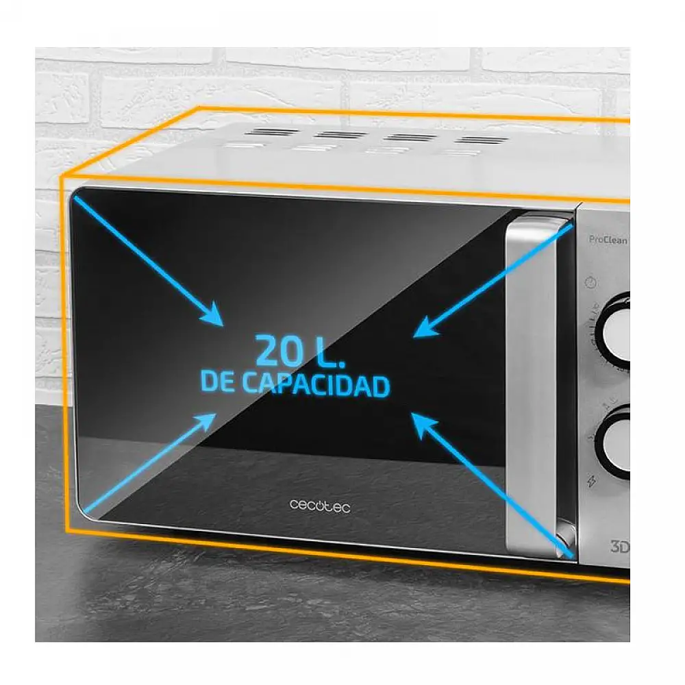 Φούρνος Μικροκυμάτων 20 Lt 700 W Cecotec ProClean 3060 Mirror CEC-01530