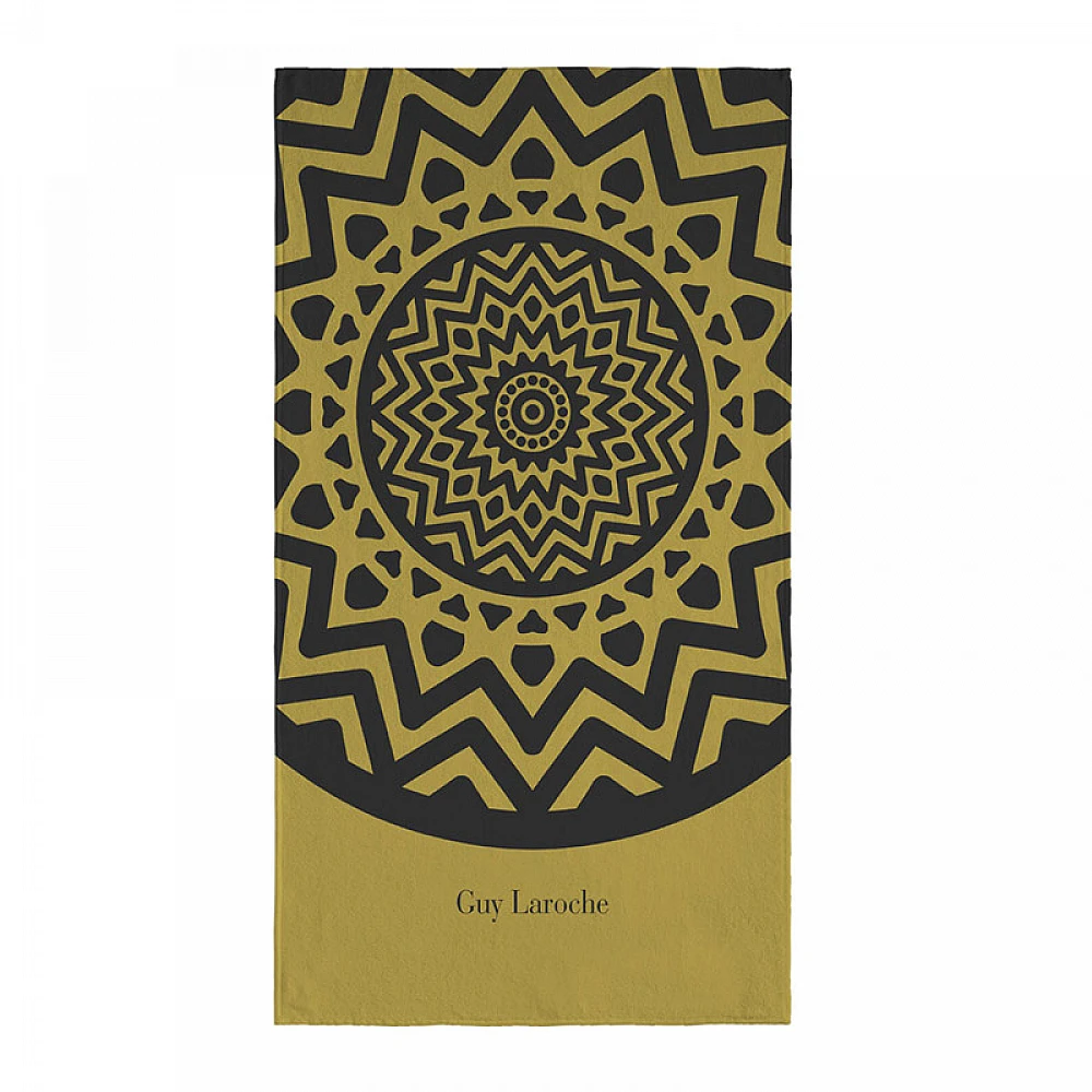 Πετσέτα Θαλάσσης 100 x 175 cm Velour Printed 2101 Olive Guy Laroche 1130030123001