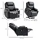 HOMCOM Lift Chair Max 135° Recliner με 8 πόντους μασάζ και στήριγμα ποδιών, 88x92x106 cm, Μαύρο 713-096BK HOMCOM Lift Chair Max 135° Recliner με 8 πόντους μασάζ και στήριγμα ποδιών, 88x92x106 cm, Μαύρο 713-096BK