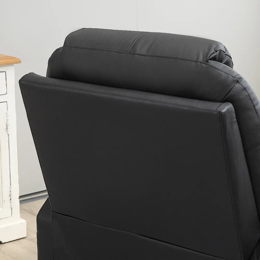HOMCOM Lift Chair Max 135° Recliner με 8 πόντους μασάζ και στήριγμα ποδιών, 88x92x106 cm, Μαύρο 713-096BK HOMCOM Lift Chair Max 135° Recliner με 8 πόντους μασάζ και στήριγμα ποδιών, 88x92x106 cm, Μαύρο 713-096BK