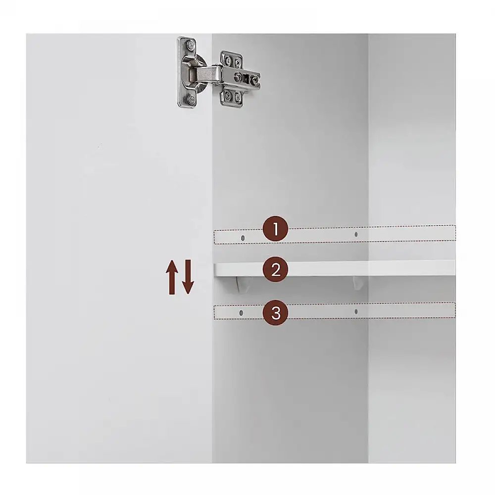 Ντουλάπι Νιπτήρα 60 x 30 x 63 cm VASAGLE BBK112W01