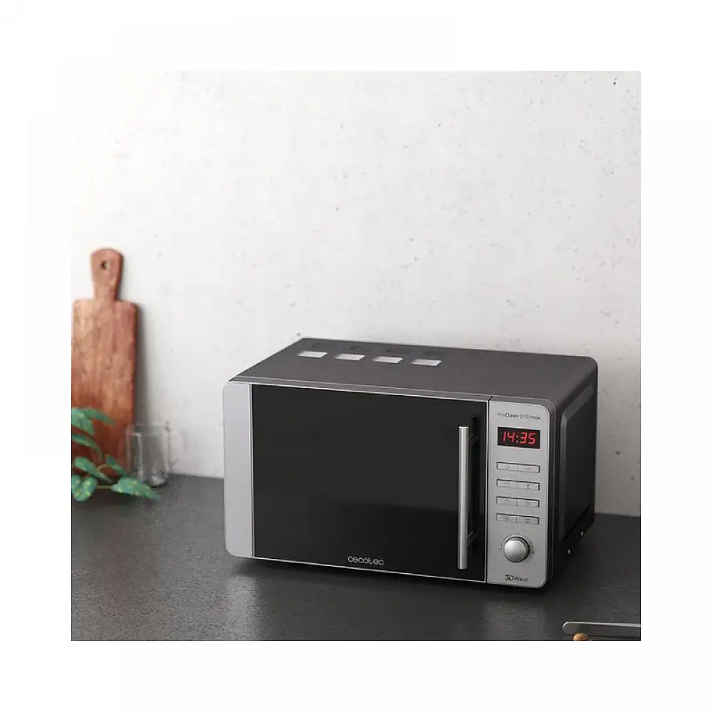 Φούρνος Μικροκυμάτων με Γκριλ 20 Lt 700 W Cecotec ProClean 5110 Inox CEC-01535
