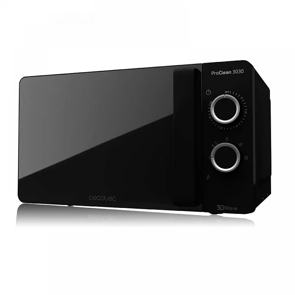 Φούρνος Μικροκυμάτων 20 Lt 700 W Cecotec ProClean 3030 Black CEC-01524 Φούρνος Μικροκυμάτων 20 Lt 700 W Cecotec ProClean 3030 Black CEC-01524