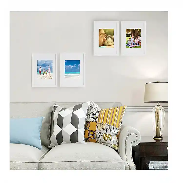 Σετ 3 Ξύλινες Κορνίζες 33 x 45.2 cm Songmics RPF03WT
