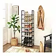 Μεταλλική Παπουτσοθήκη με 8 Ράφια 28 x 46 x 145 cm Songmics LSR24BK
