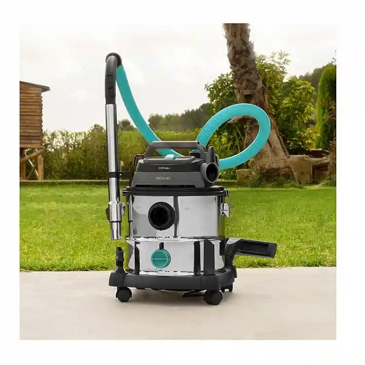 Ηλεκτρική Σκούπα για Στερεά και Υγρά 20 Lt 1400 W Cecotec Conga RockStar Wet&Dry Steel Max CEC-08114