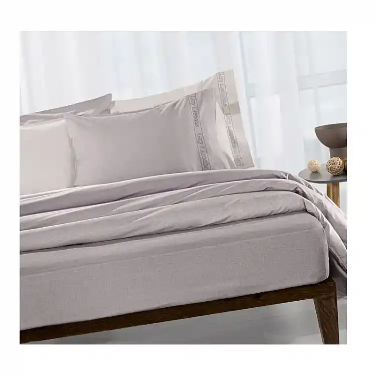 Σεντόνι King Size με Λάστιχο 180 x 200+42 cm 100% Βαμβάκι Περκάλι Color Plus Melanze Guy Laroche 1110092123129