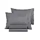 Σεντόνι Μονό 170 x 270 cm 100% Βαμβάκι Περκάλι Color Plus Anthracite Guy Laroche 1110092123068