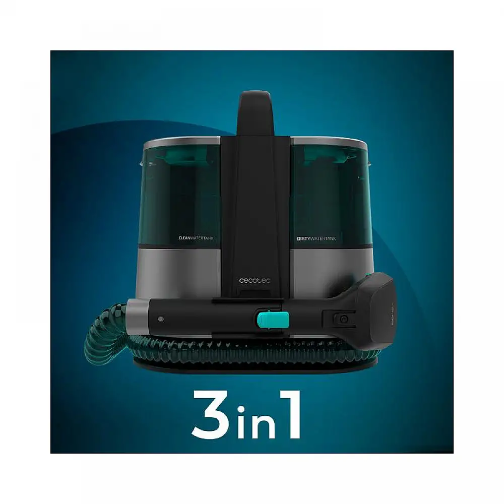 Ηλεκτρική Σκούπα για Χαλιά και Ταπετσαρίες 400 W Cecotec Conga 4000 Carpet&Spot Clean XL CEC-08425