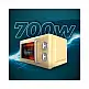 Φούρνος Μικροκυμάτων με Γκριλ 20 Lt 700 W Cecotec ProClean 3110 Retro Yellow CEC-01708