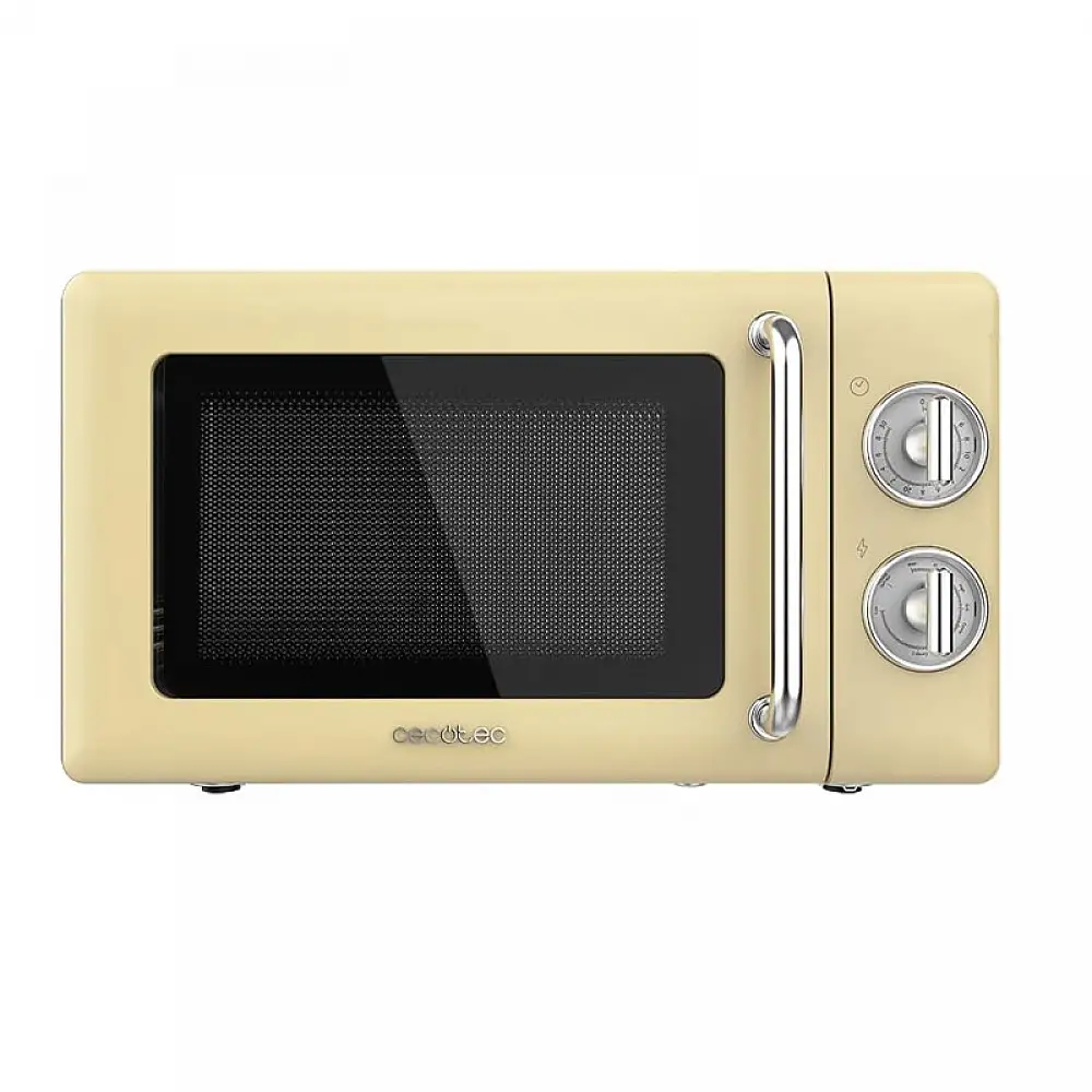 Φούρνος Μικροκυμάτων με Γκριλ 20 Lt 700 W Cecotec ProClean 3110 Retro Yellow CEC-01708