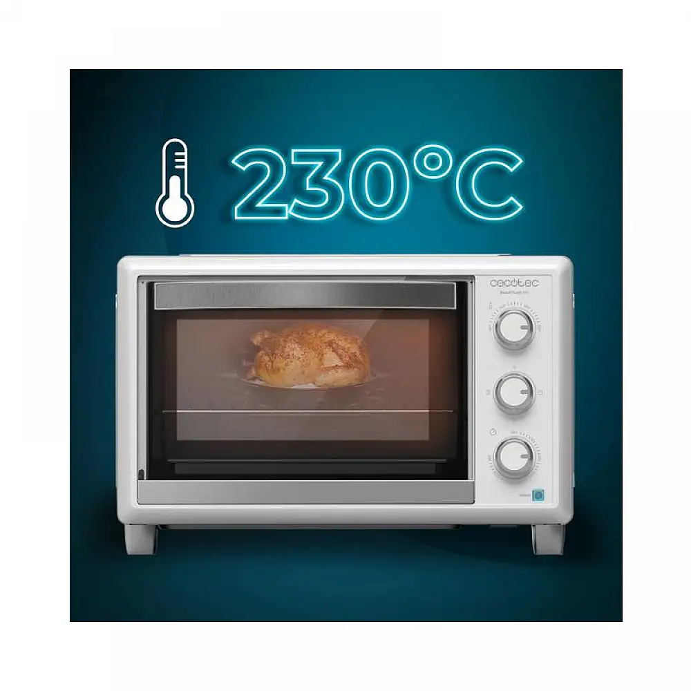 Ηλεκτρικό Φουρνάκι Cecotec Bake & Toast 2300 White CEC-03812