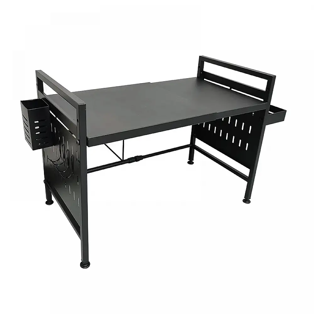 Επεκτεινόμενο Μεταλλικό Ράφι Πάγκου για Φούρνο Μικροκυμάτων με Αξεσουάρ 40-60 x 32 x 43.5 cm Shally Dogan 02839589