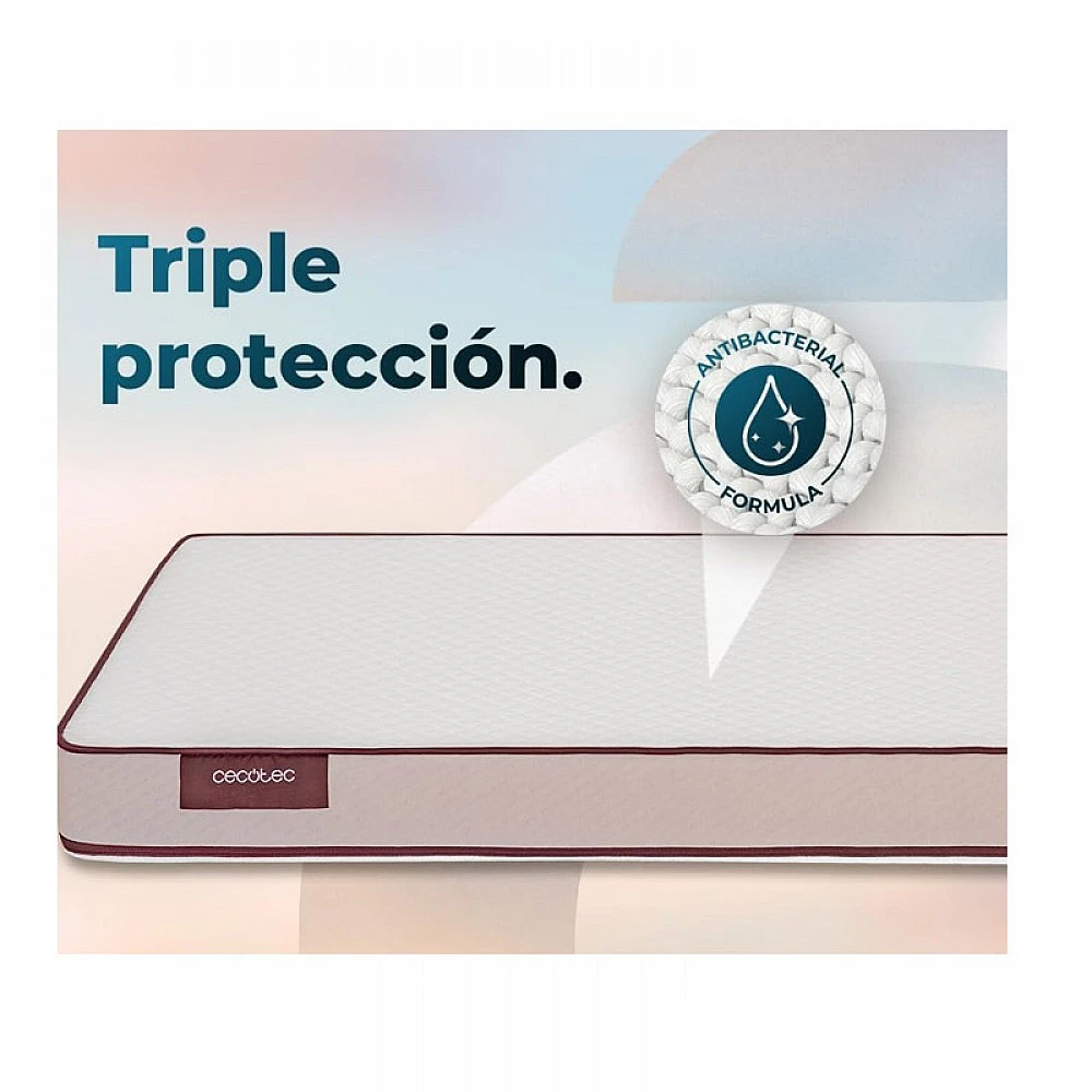 Στρώμα Κούνιας με Αφρό και Επένδυση 60 x 120 x 10 cm Flow BabyPure Soft Cecotec CEC-07852 Στρώμα Κούνιας με Αφρό και Επένδυση 60 x 120 x 10 cm Flow BabyPure Soft Cecotec CEC-07852