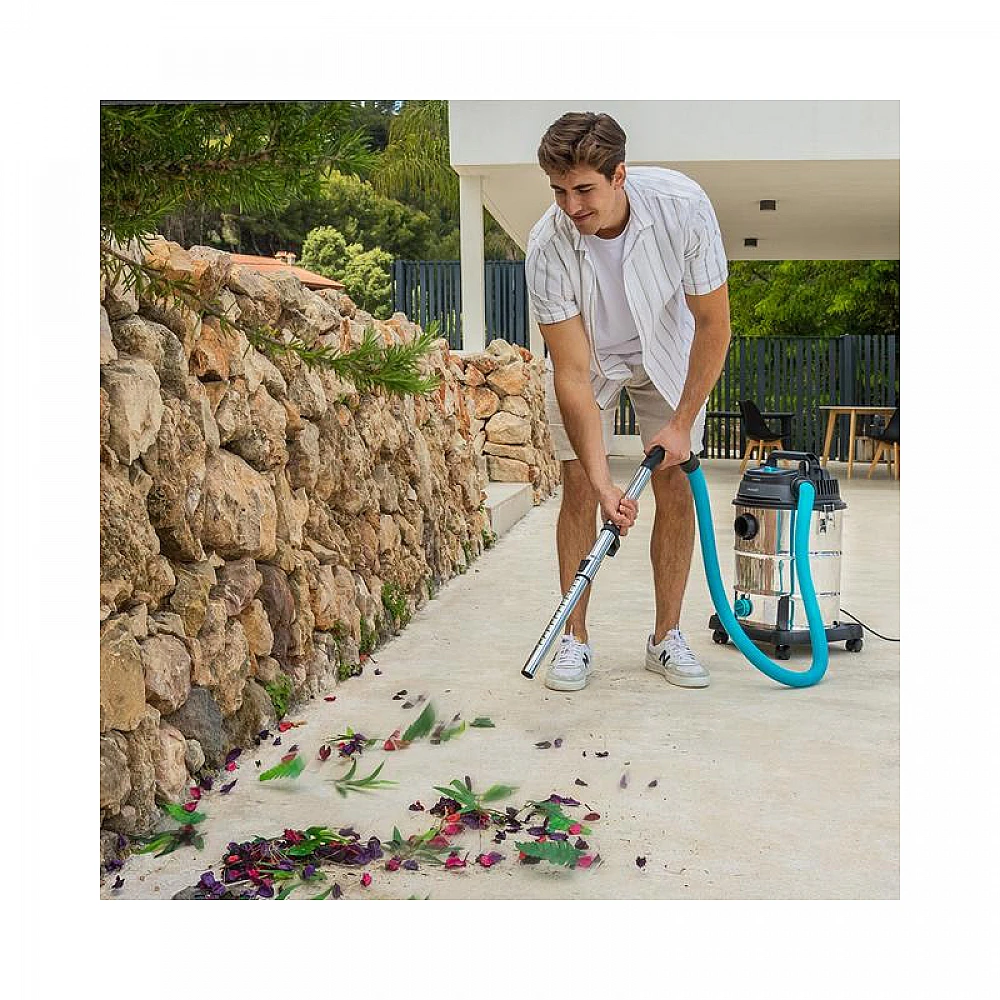 Ηλεκτρική Σκούπα για Στερεά και Υγρά 30 Lt 1600 W Cecotec Conga RockStar Wet&Dry Steel Max Pro CEC-08115 Ηλεκτρική Σκούπα για Στερεά και Υγρά 30 Lt 1600 W Cecotec Conga RockStar Wet&Dry Steel Max Pro CEC-08115