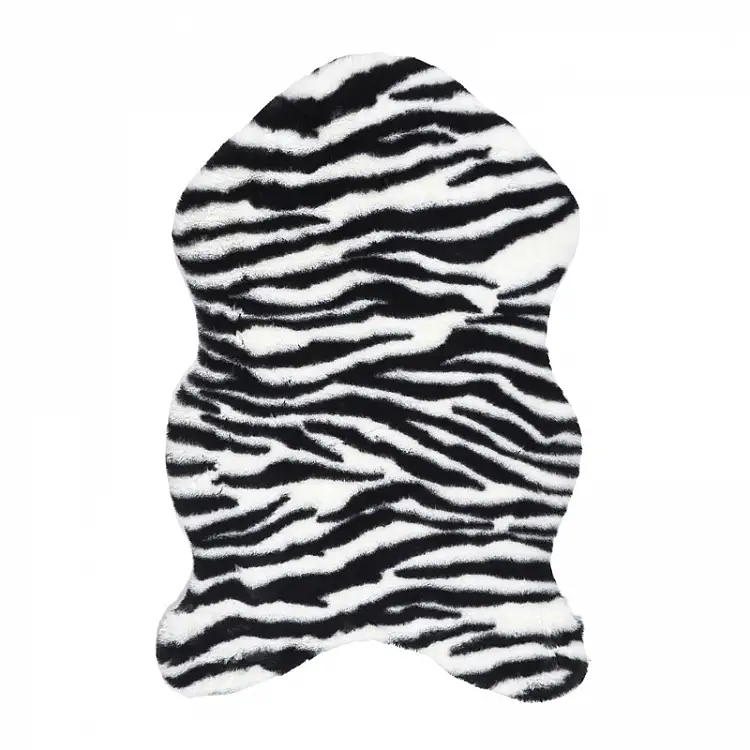 Χαλάκι Animal Art 60 x 90 cm Black/White Home Deco Factory TX0085 TX0085-Black-White