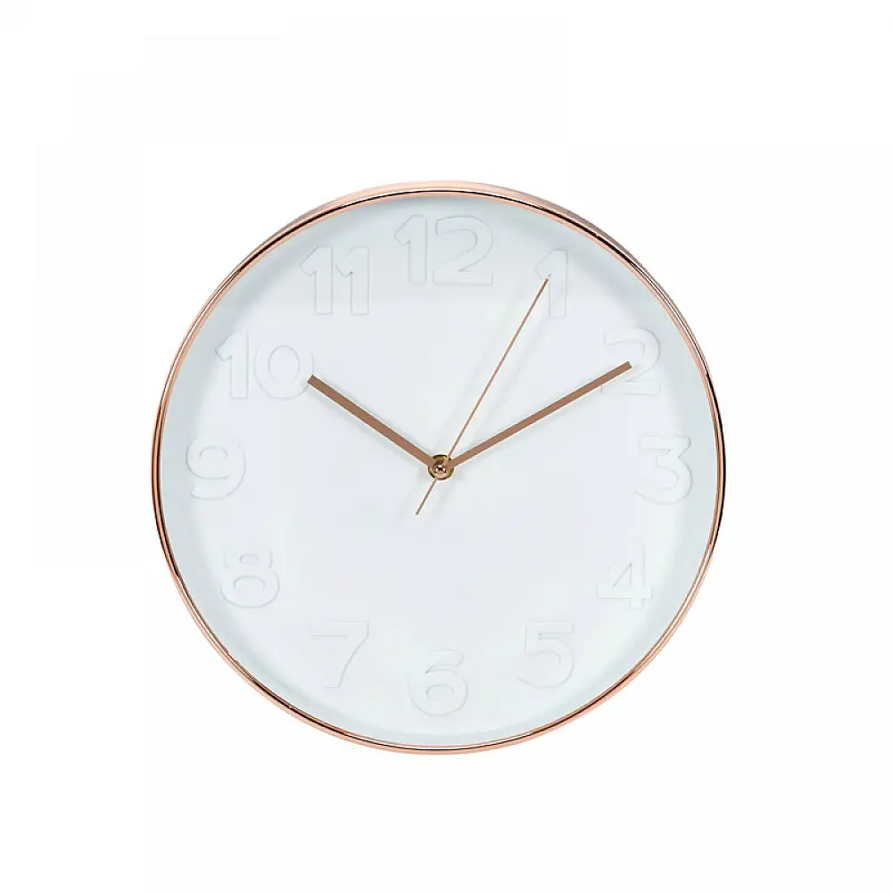 Μεταλλικό Ρολόι Τοίχου 30 cm Home Deco Factory HD3305