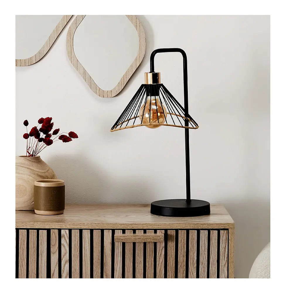 Επιτραπέζιο Μεταλλικό Φωτιστικό 47 cm E27 40 W Home Deco Factory LA0018