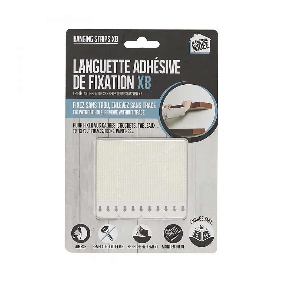 Σετ Αυτοκόλλητες Ταινίες για Κάδρα 6.5 x 0.15 cm 8 τμχ JE CHERCHE UNE IDEE DI8769