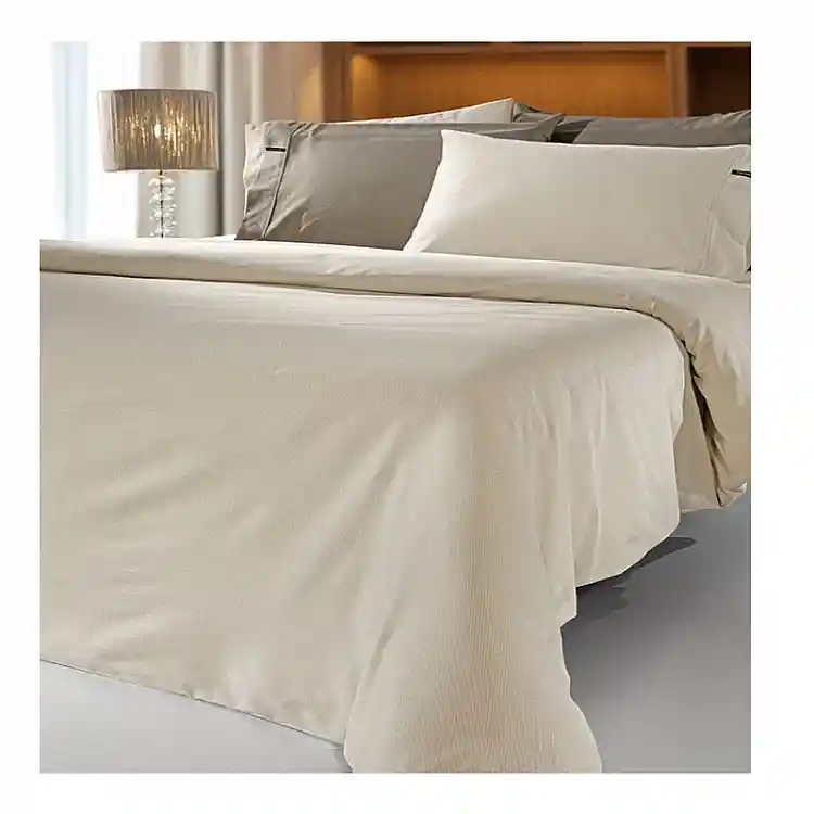 Σεντόνι Υπέρδιπλο με Λάστιχο 160 x 200 x 35 cm 100% Βαμβακοσατέν Minimal Natural Guy Laroche 1110092223086