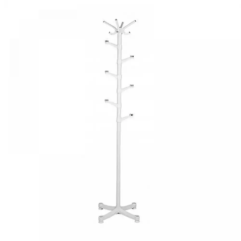 Μεταλλικός Καλόγερος 48 x 180 cm Χρώματος Λευκό ModernHome YLT-0610-White