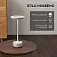 HOMCOM Wireless Lamp Touch LED Light 3 Tones and Rechargeable Battery, Ø13x28,5cm, Ασημί B31-454V00SR HOMCOM Wireless Lamp Touch LED Light 3 Tones and Rechargeable Battery, Ø13x28,5cm, Ασημί B31-454V00SR