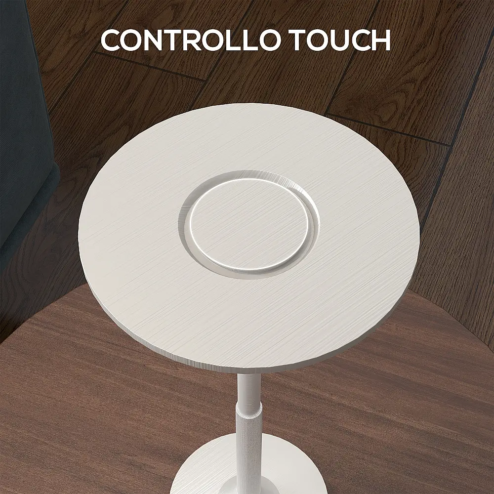 HOMCOM Wireless Lamp Touch LED Light 3 Tones and Rechargeable Battery, Ø13x28,5cm, Ασημί B31-454V00SR HOMCOM Wireless Lamp Touch LED Light 3 Tones and Rechargeable Battery, Ø13x28,5cm, Ασημί B31-454V00SR