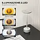 HOMCOM Wireless Lamp Touch LED Light 3 Tones and Rechargeable Battery, Ø13x28,5cm, Ασημί B31-454V00SR HOMCOM Wireless Lamp Touch LED Light 3 Tones and Rechargeable Battery, Ø13x28,5cm, Ασημί B31-454V00SR