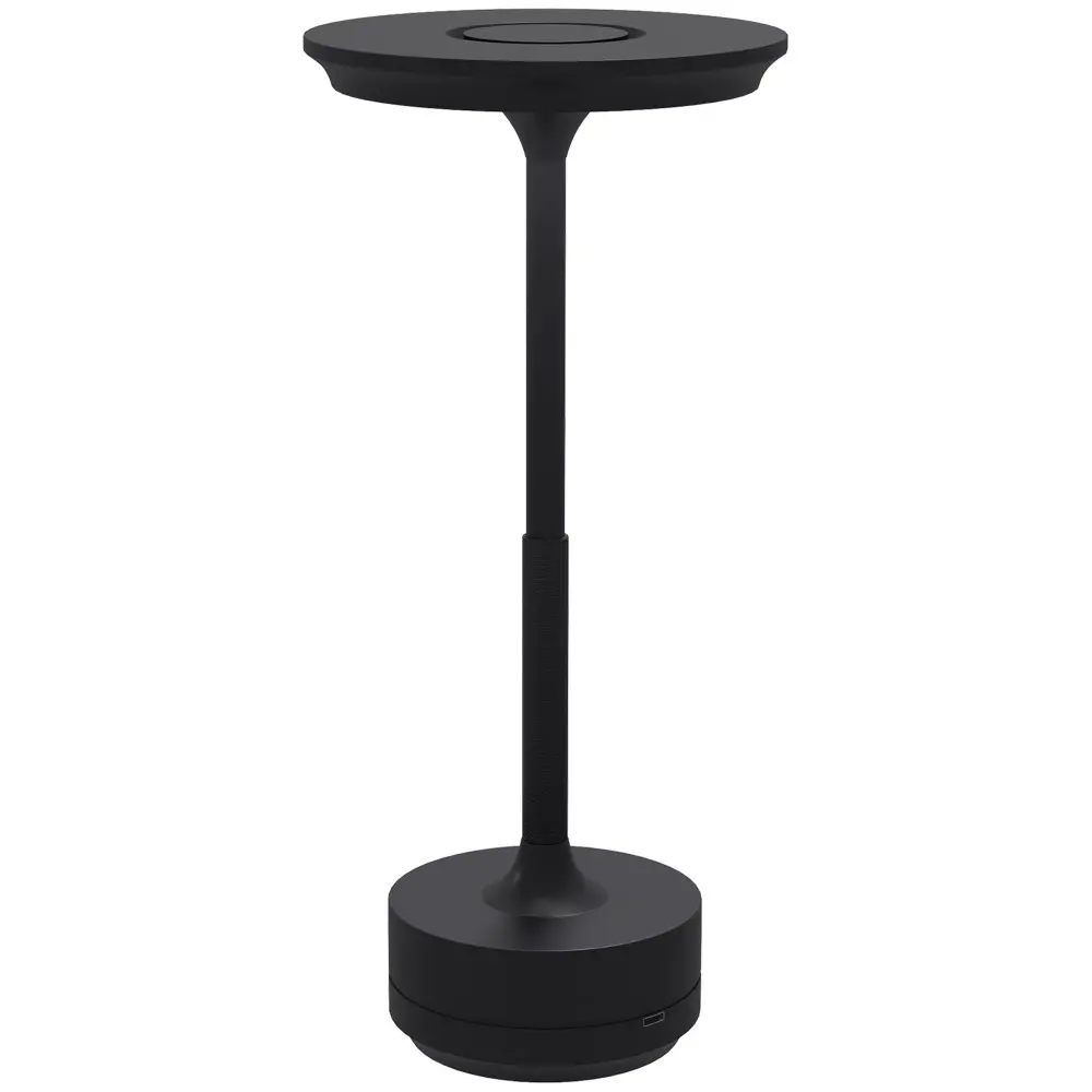 HOMCOM Wireless Lamp Touch LED Light 3 Tones και επαναφορτιζόμενη μπαταρία, Ø13x28,5cm, Μαύρο B31-454V00BK HOMCOM Wireless Lamp Touch LED Light 3 Tones και επαναφορτιζόμενη μπαταρία, Ø13x28,5cm, Μαύρο B31-454V00BK