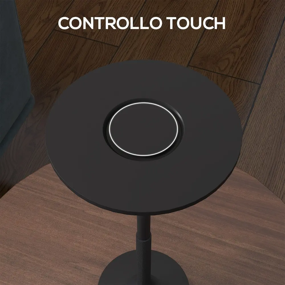 HOMCOM Wireless Lamp Touch LED Light 3 Tones και επαναφορτιζόμενη μπαταρία, Ø13x28,5cm, Μαύρο B31-454V00BK HOMCOM Wireless Lamp Touch LED Light 3 Tones και επαναφορτιζόμενη μπαταρία, Ø13x28,5cm, Μαύρο B31-454V00BK