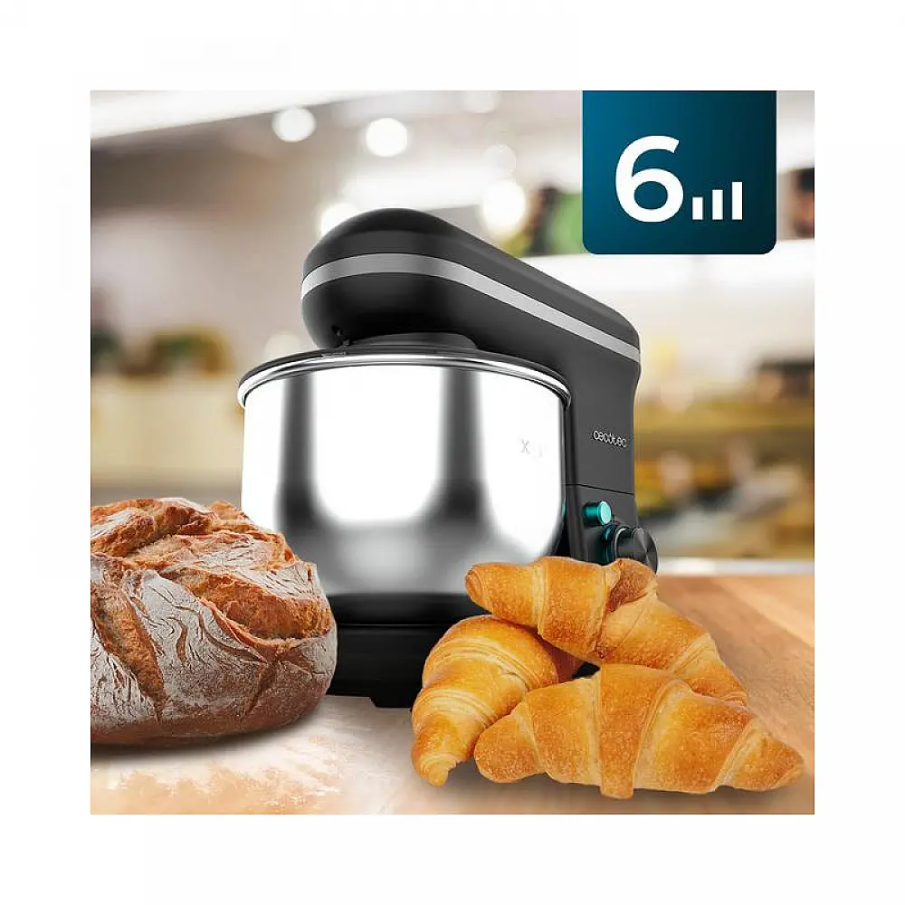 Κουζινομηχανή 5 Lt 1200 W Cecotec Cecomixer Merengue Black CEC-04380