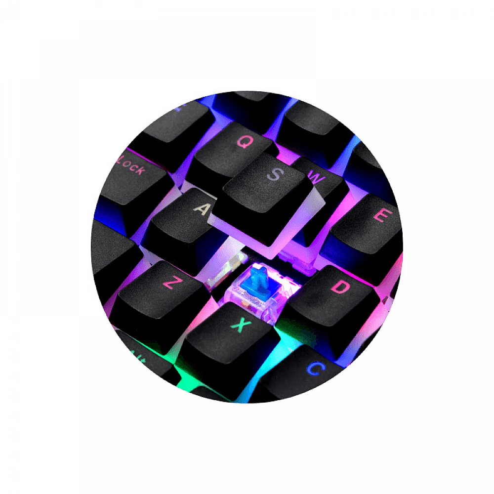 Ενσύρματο Μηχανικό Πληκτρολόγιο USB με RGB Φωτισμό US Blue Blitz Claw Preyon PBBC87B