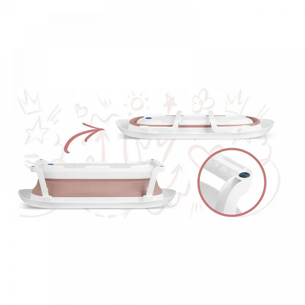 Πτυσσόμενη Μπανιέρα Μωρού 82 x 30 x 21.5 cm Ricokids RK-281-WP
