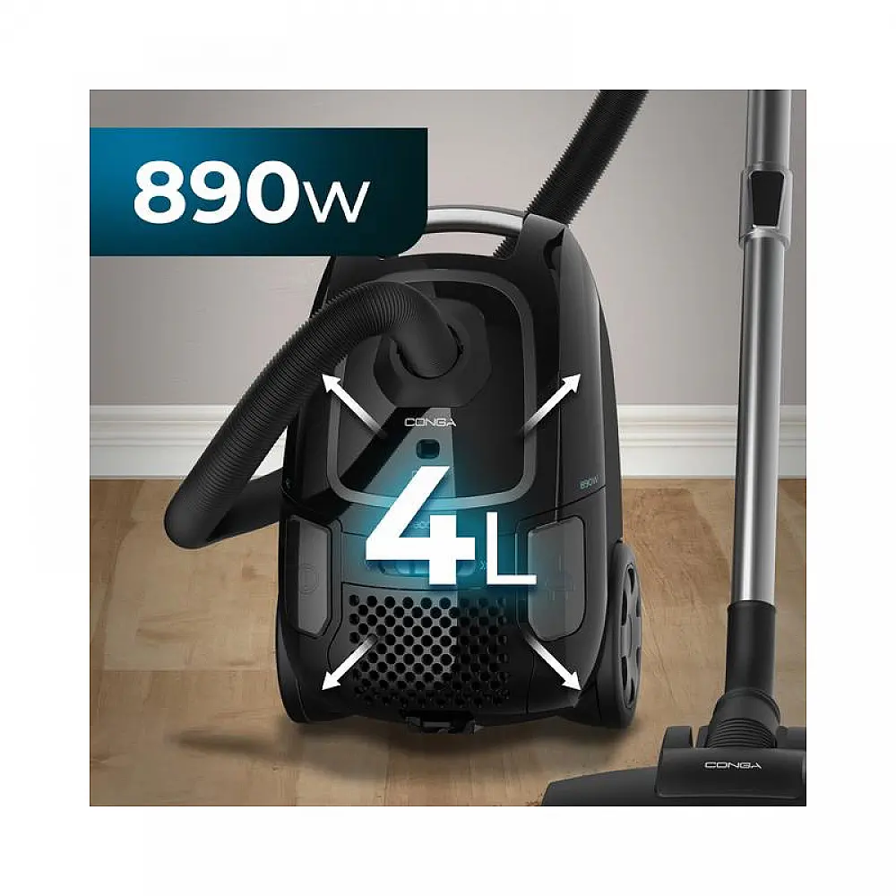 Ηλεκτρική Σκούπα 4 Lt 890 W Cecotec Conga Powerbag 4000 XL CEC-08577