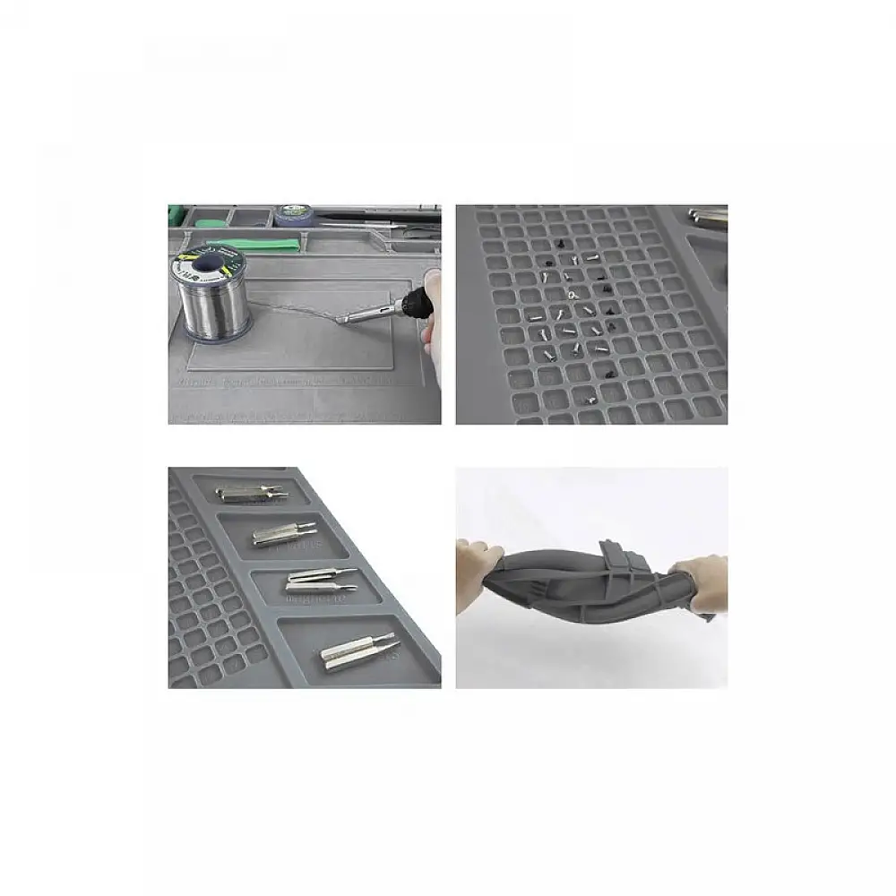 Χαλάκι Σέρβις Σιλικόνης με 4 Μαγνητικές Τσέπες 30 x 45 cm Bigstren 22727