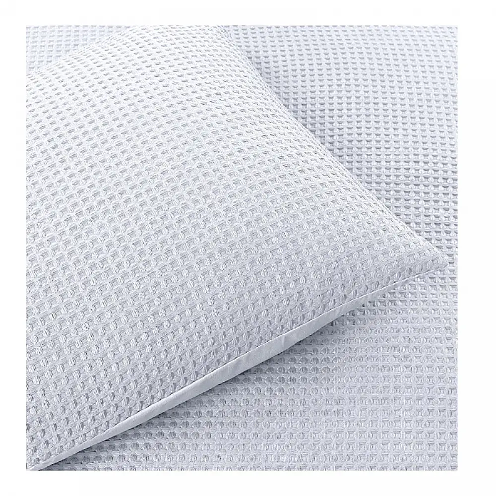 Σετ Υπέρδιπλη Παπλωματοθήκη με Μαξιλαροθήκες 100% Polyester Waffle 240 x 220 cm White Sleeptime 8720578067657