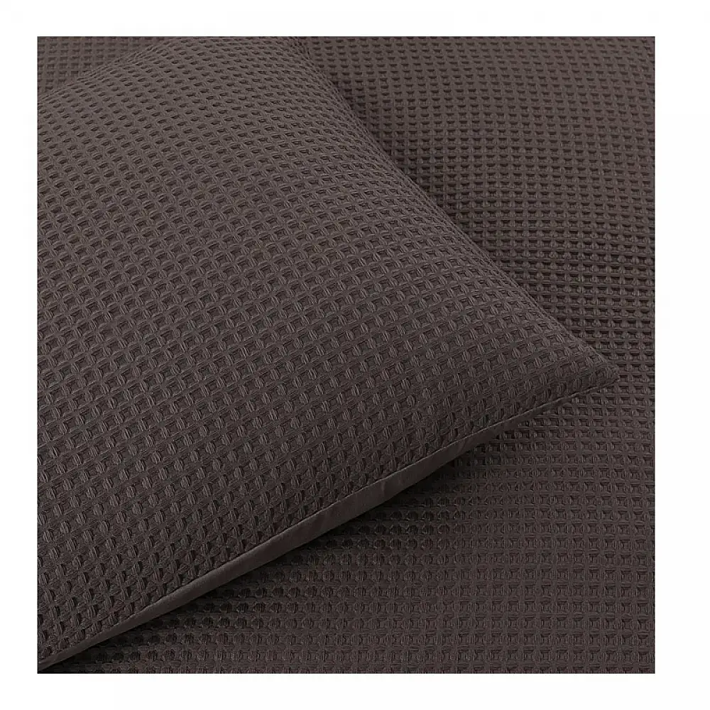 Σετ Υπέρδιπλη Παπλωματοθήκη με Μαξιλαροθήκες 100% Polyester Waffle 240 x 220 cm Taupe Sleeptime 8720578067688