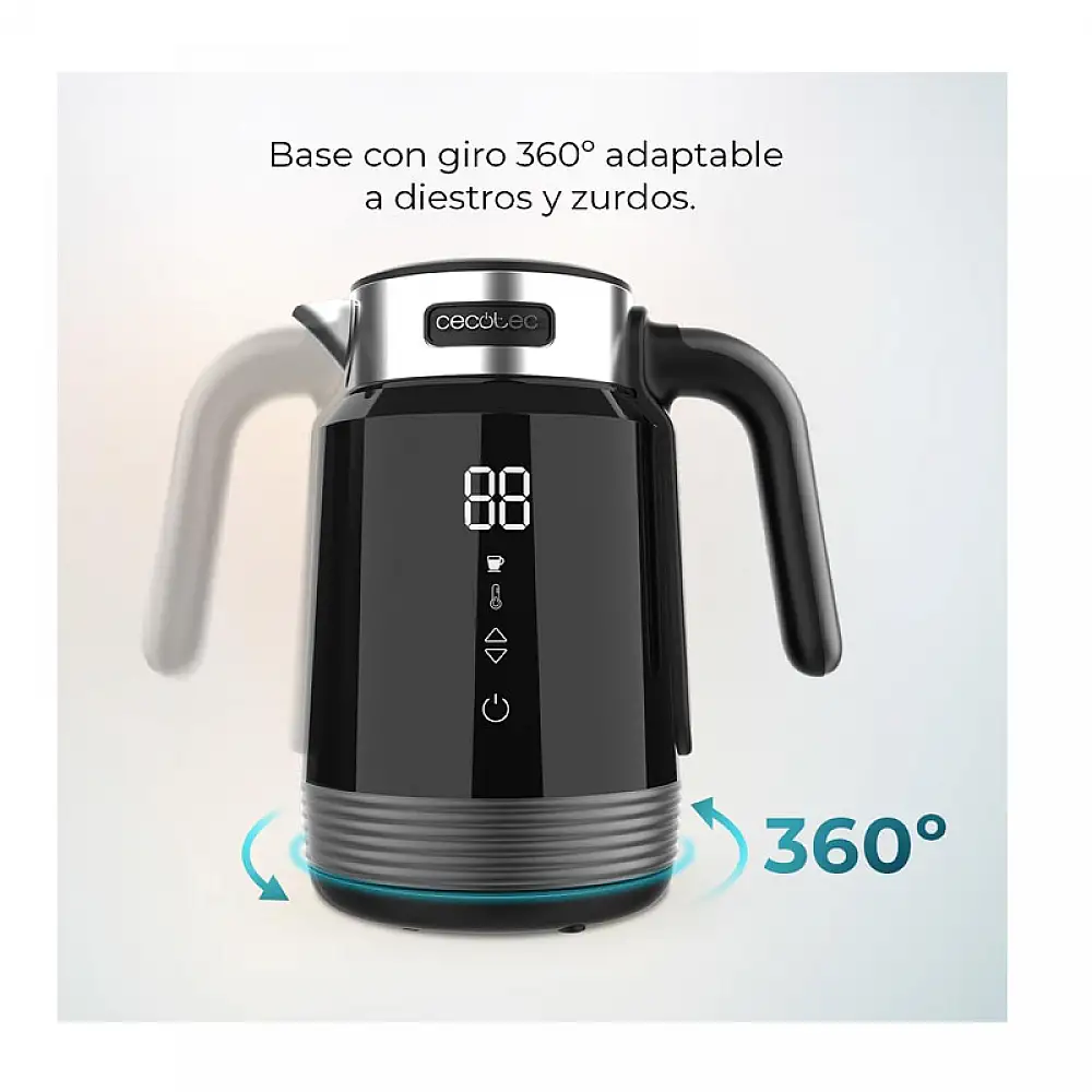 Ηλεκτρικός Βραστήρας 1.7 Lt Cecotec Thermosense 600 Touch Black CEC-01748