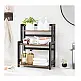Ξύλινη Ραφιέρα από Μπαμπού με 3 Ράφια 41 x 18 x 53 cm Songmics OFS047B01