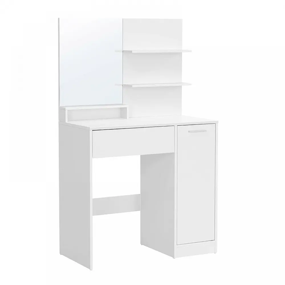 Ξύλινο Μπουντουάρ με Καθρέπτη 80 x 40 x 132 cm VASAGLE RDT119W01