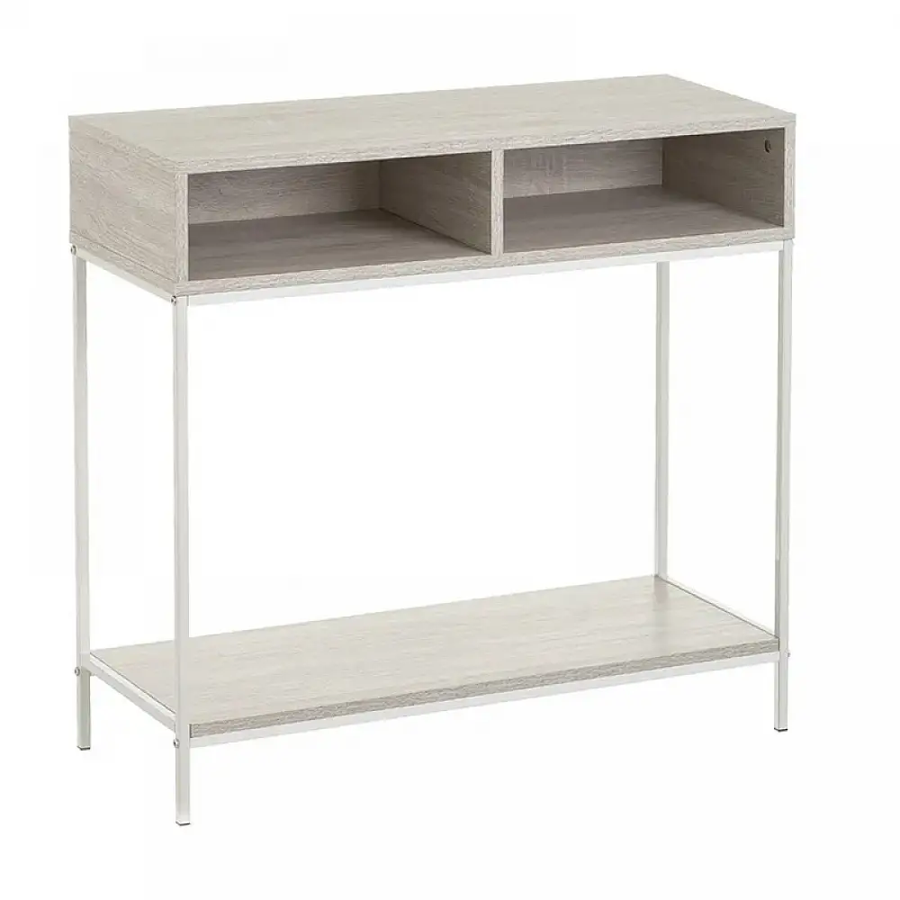 Μεταλλική Κονσόλα με 3 Ράφια 80 x 30 x 75 cm Bakaji 02839904