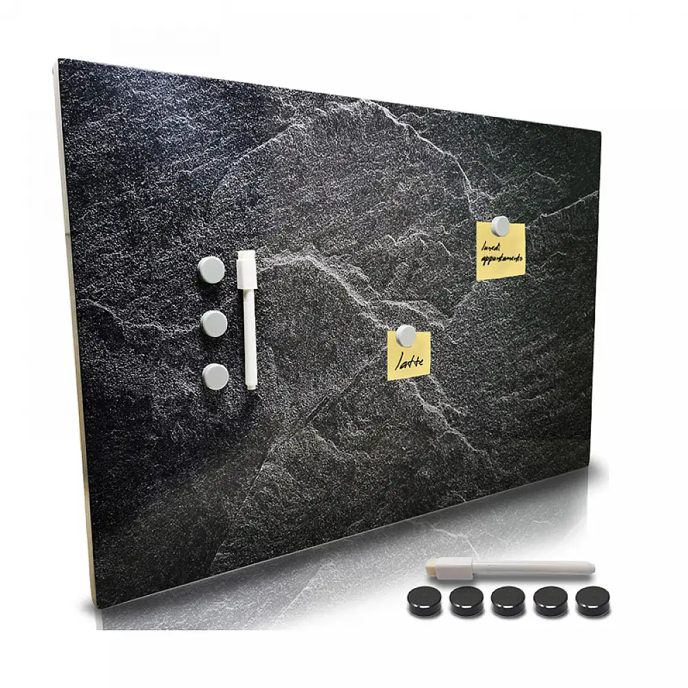 Μαγνητικός Πίνακας Ανακοινώσεων Marble Print 60 x 40 x 2 cm Bakaji 02839868