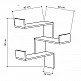Γωνιακή Ξύλινη Ραφιέρα με 3 Ράφια 60 x 22 x 90 cm Shally Dogan 02815294 Γωνιακή Ξύλινη Ραφιέρα με 3 Ράφια 60 x 22 x 90 cm Shally Dogan 02815294