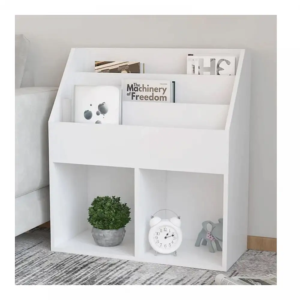 Ξύλινη Παιδική Βιβλιοθήκη με 5 Ράφια 72 x 31 x 79 cm Bakaji 02814205