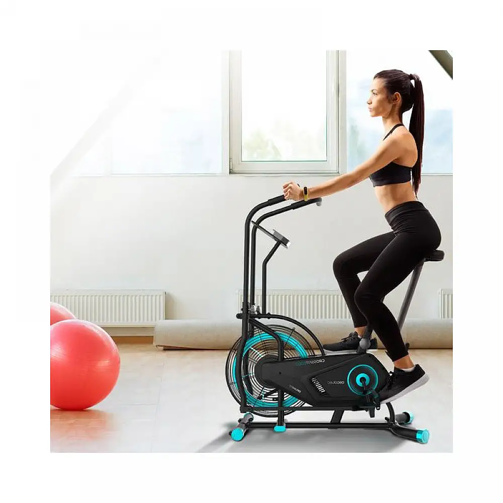 Ποδήλατο Γυμναστικής Spinning με Αντίσταση Αέρα Cecotec DrumFit CrossFit 2000 Eolo CEC-07229