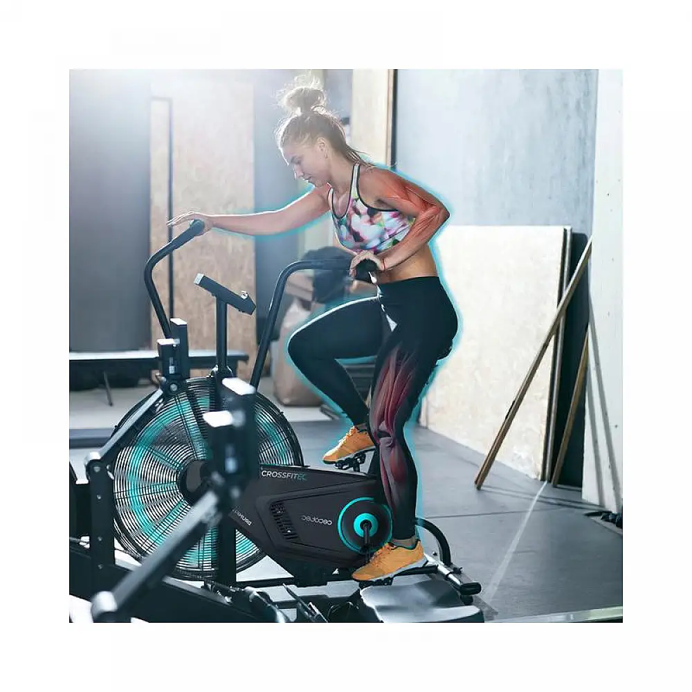 Ποδήλατο Γυμναστικής Spinning με Αντίσταση Αέρα Cecotec DrumFit CrossFit 3000 Eolo CEC-07230