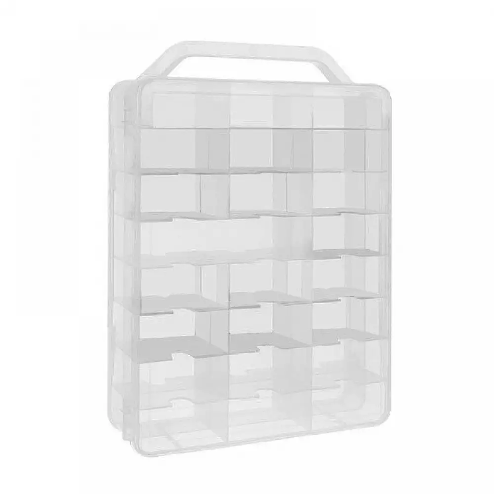 Πλαστική Βαλίτσα/Ράφι για 46 Αυτοκινητάκια 25 x 8.5 x 33 cm Kruzzel 20313